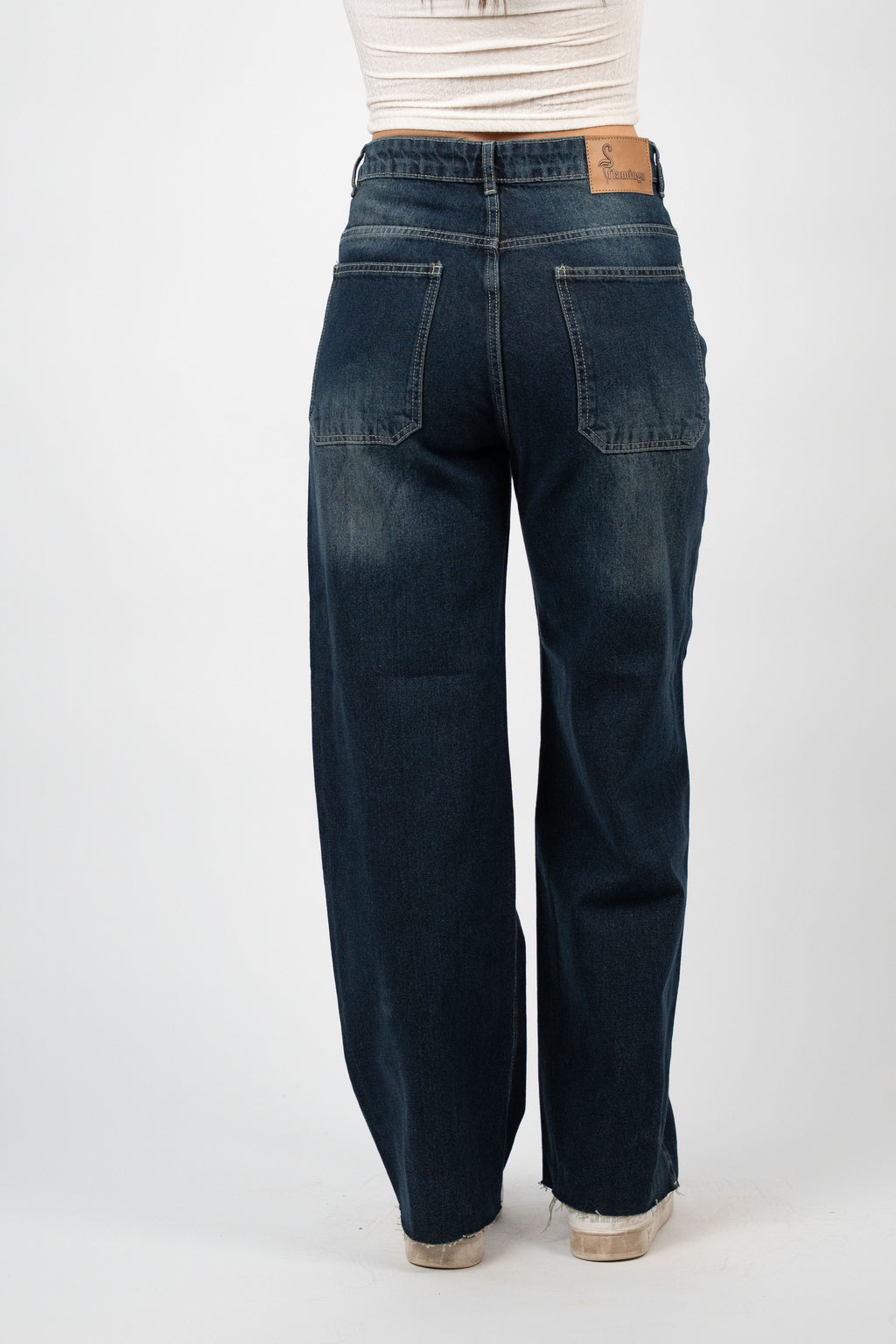 WIDE LEG DENIM – DARK WASH
