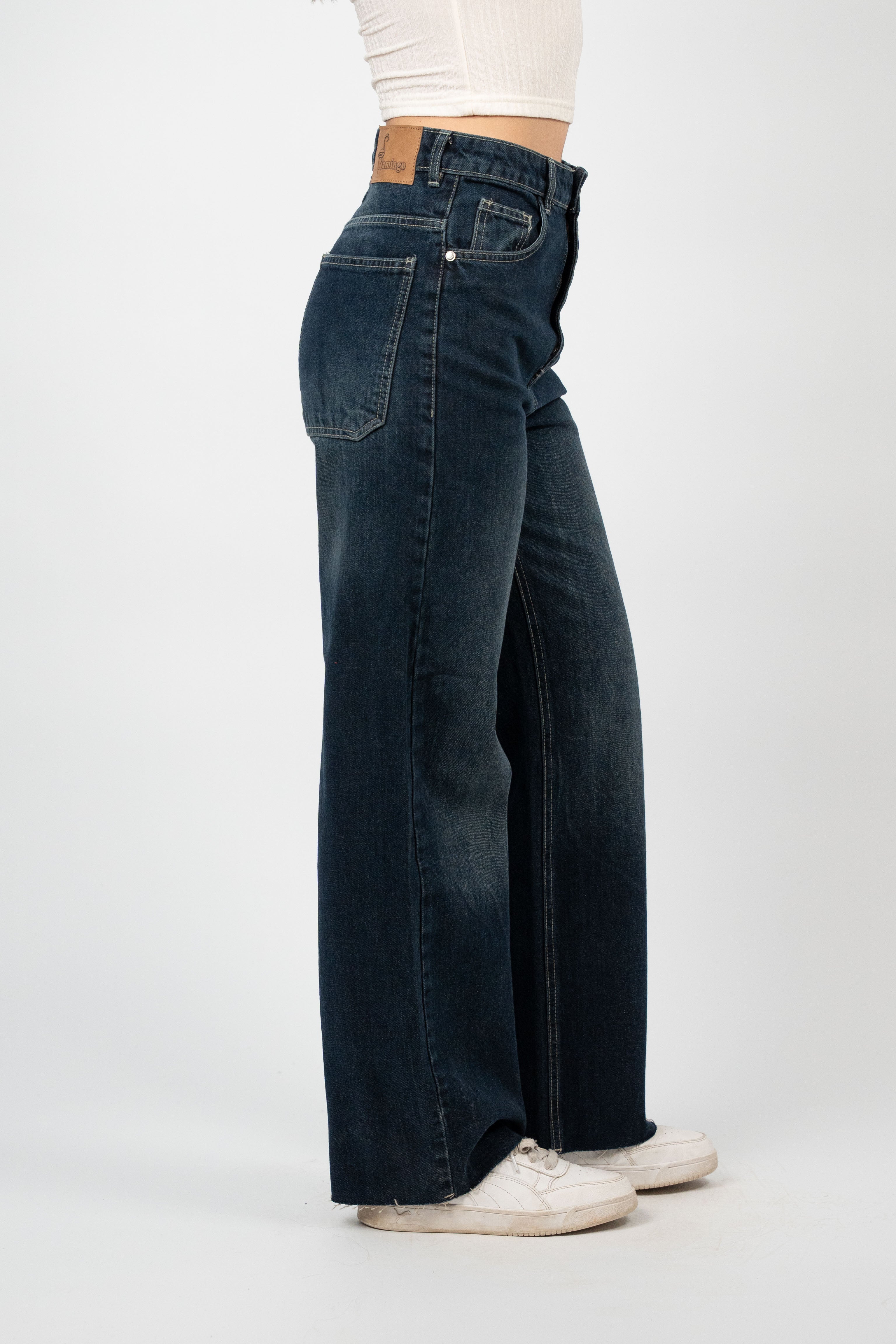 WIDE LEG DENIM – DARK WASH