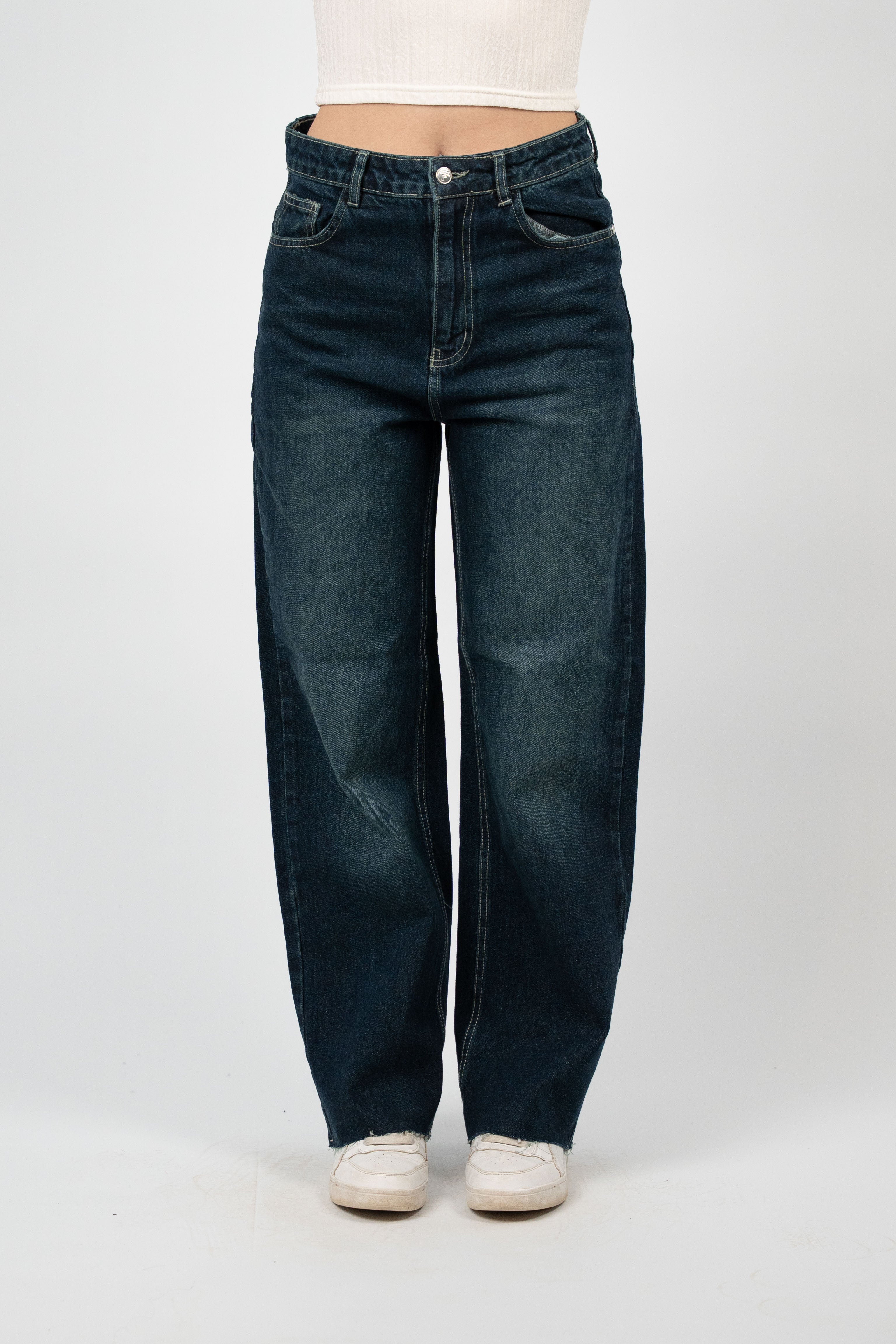 WIDE LEG DENIM – DARK WASH