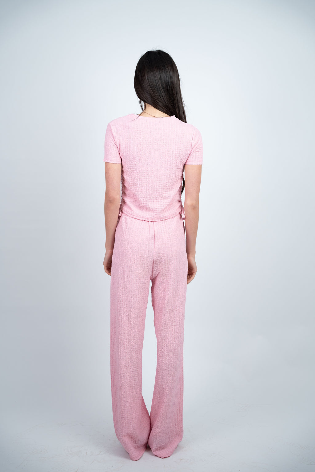 SIDE TIE TEXTURED SET