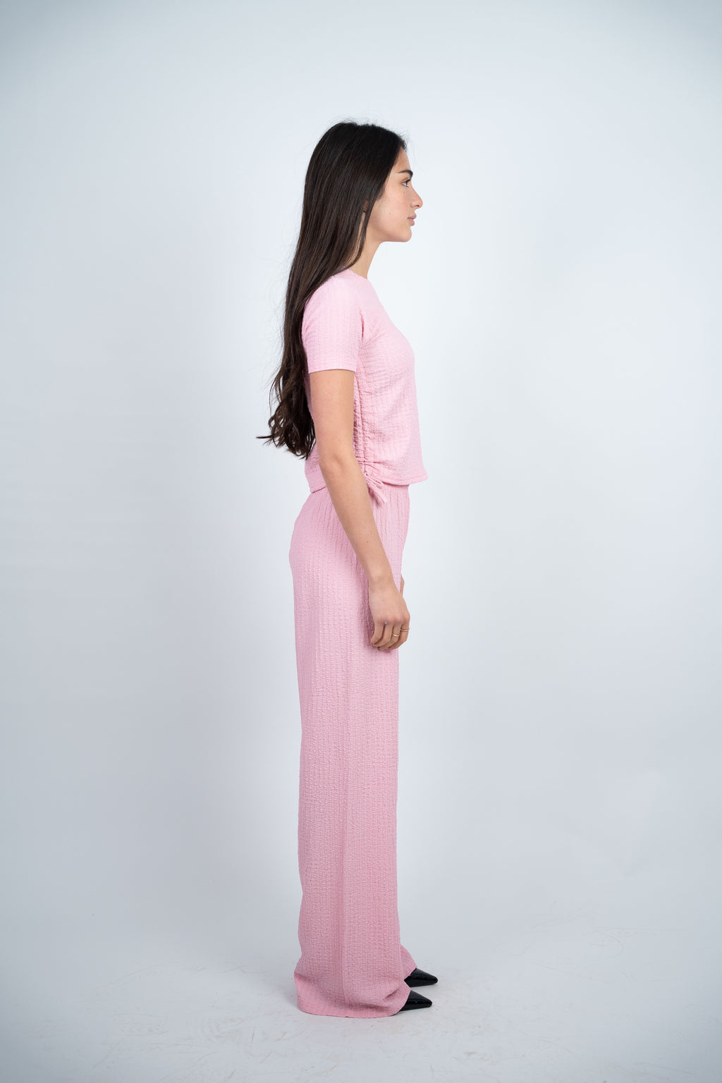 SIDE TIE TEXTURED SET