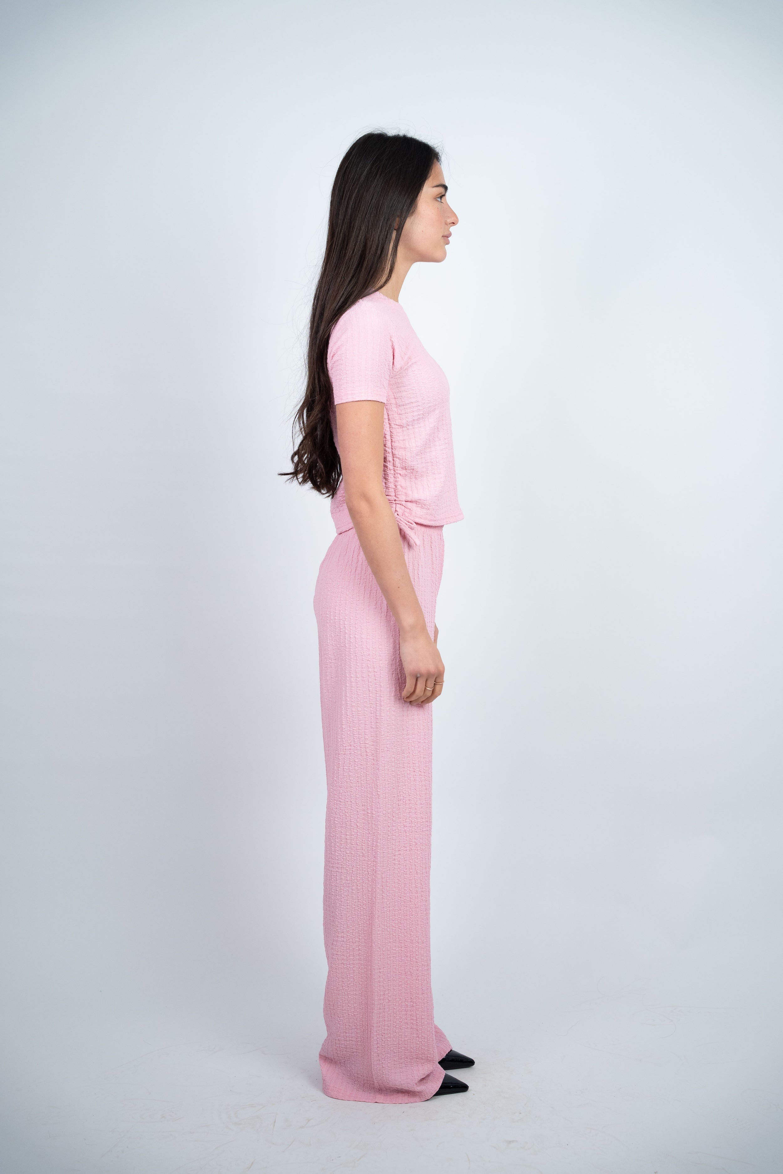 SIDE TIE TEXTURED SET