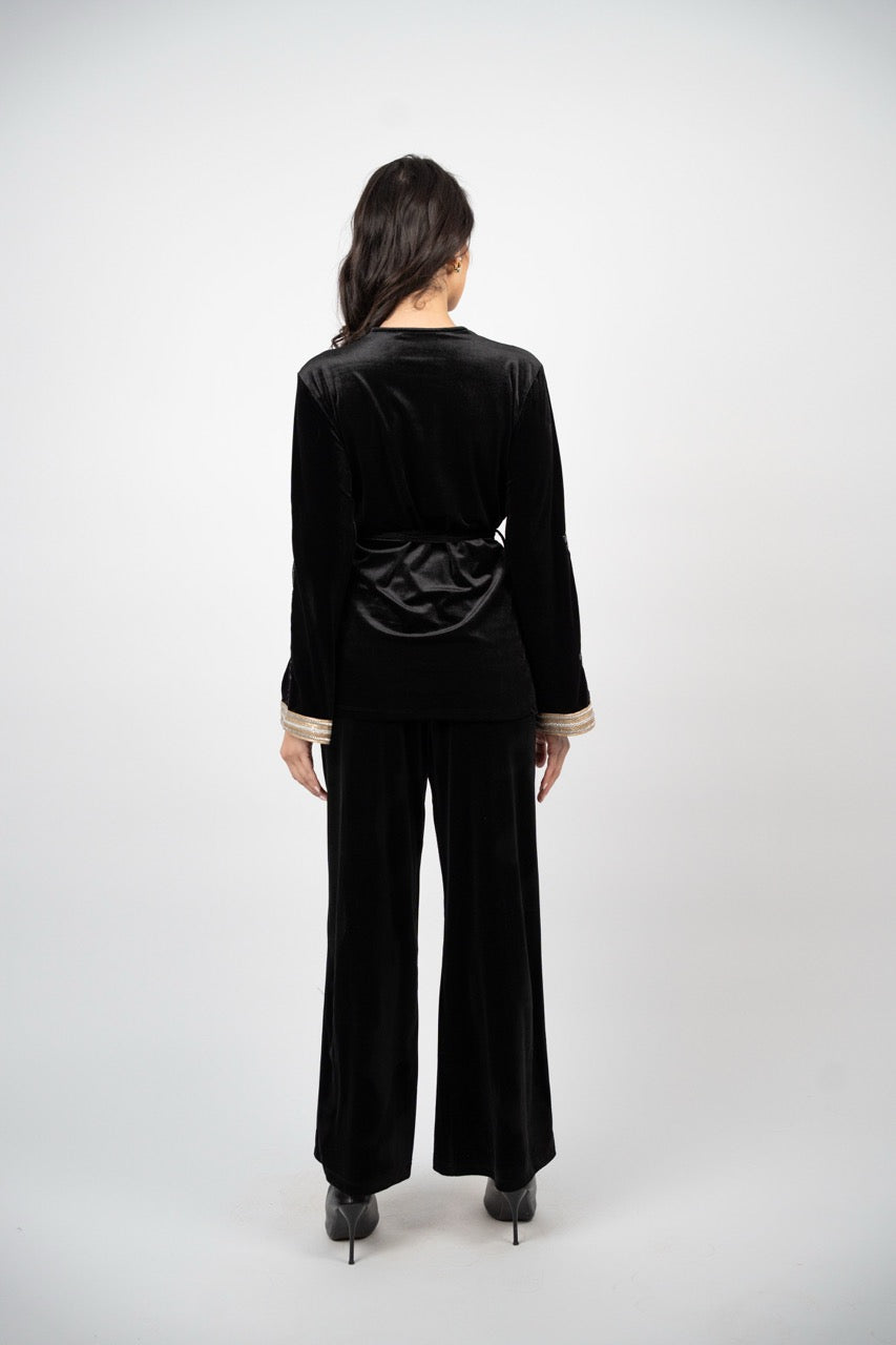 Velvet Embroidered Ramadan Set