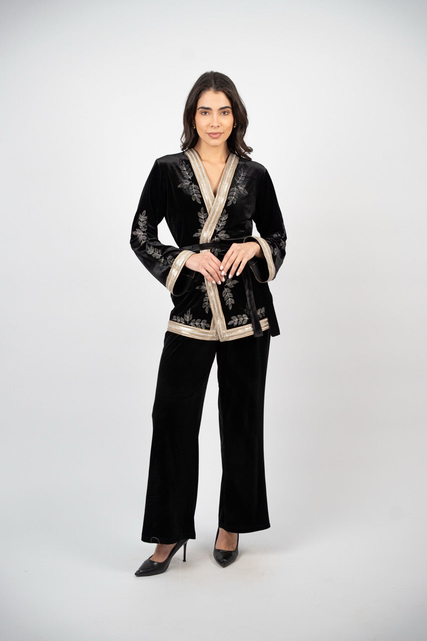 Velvet Embroidered Ramadan Set