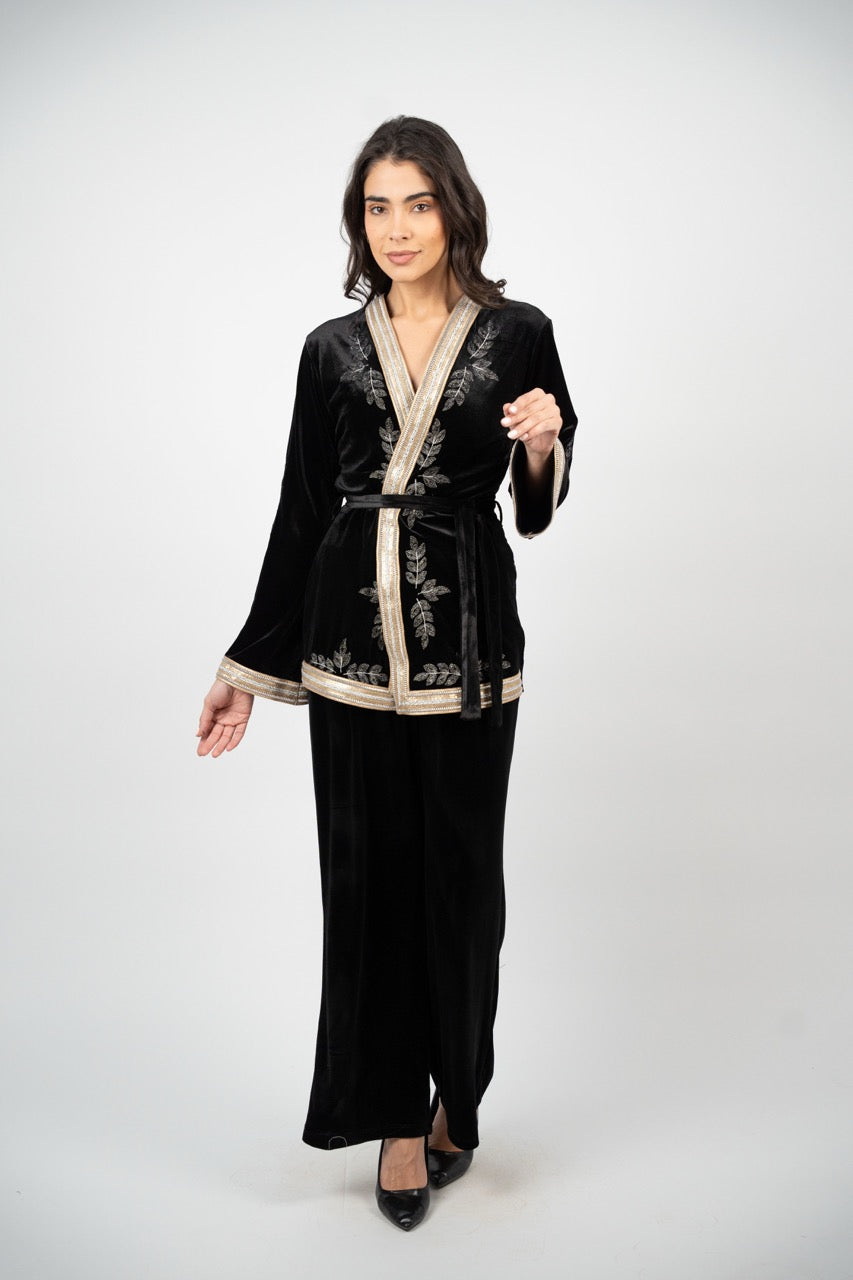 Velvet Embroidered Ramadan Set