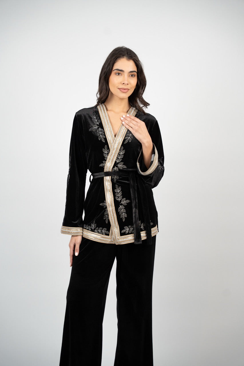 Velvet Embroidered Ramadan Set