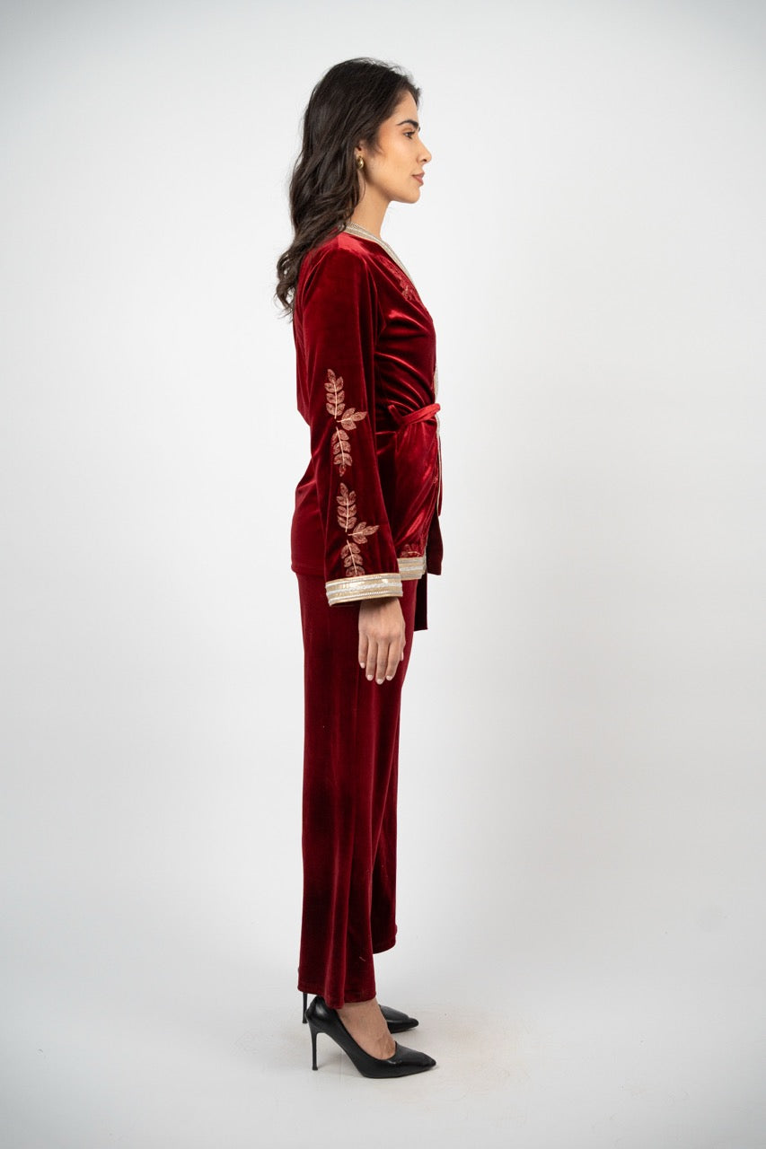 Velvet Embroidered Ramadan Set
