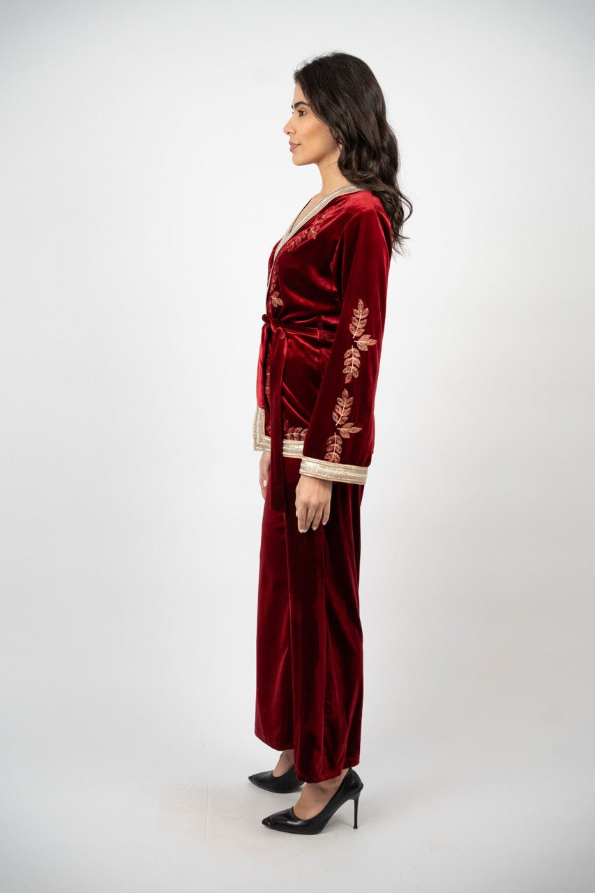 Velvet Embroidered Ramadan Set