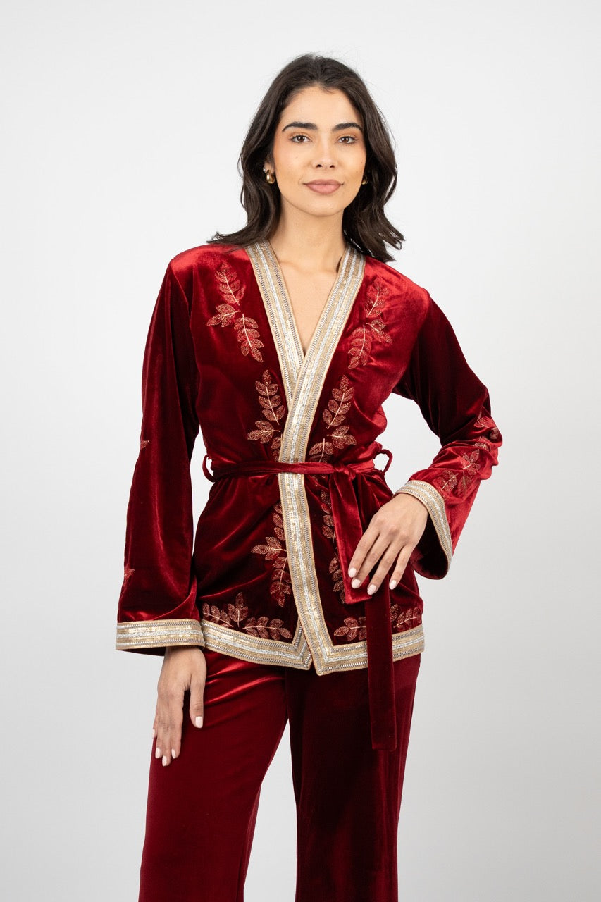 Velvet Embroidered Ramadan Set