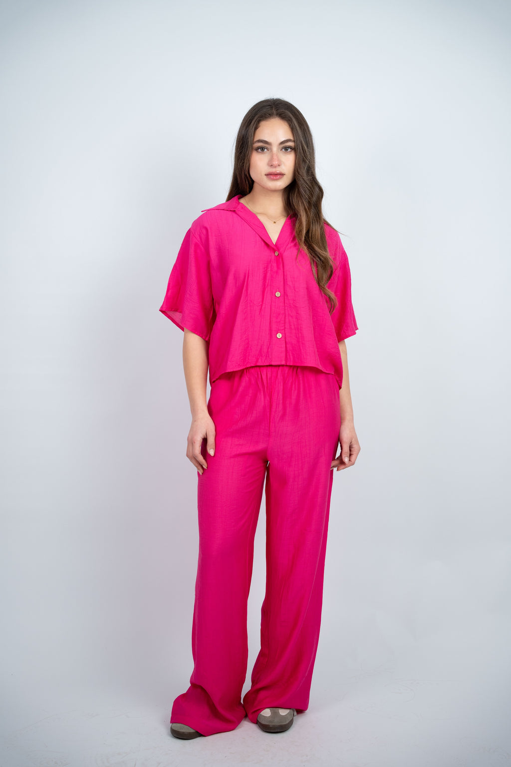 BUTTON DETAIL CASUAL SET