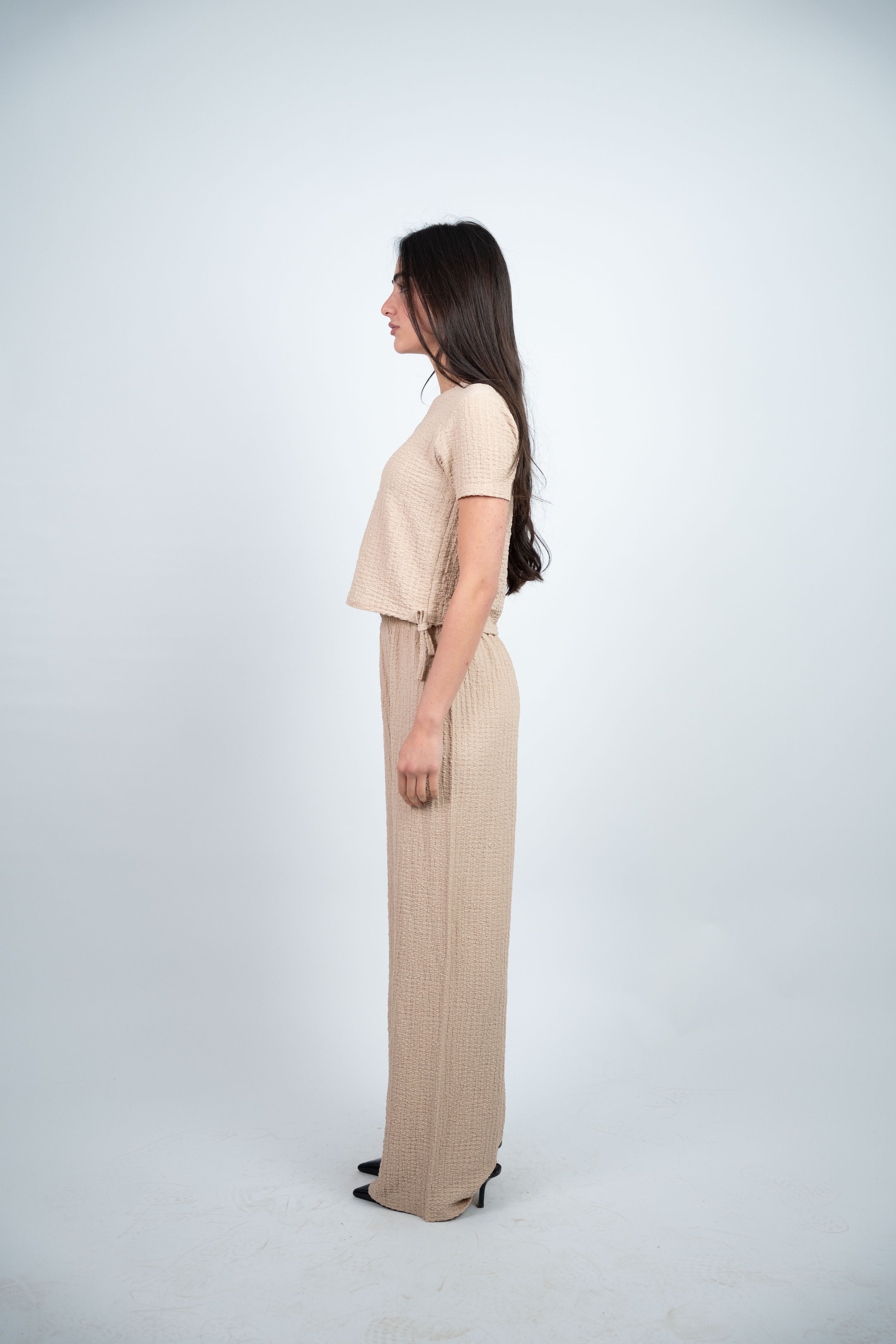 SIDE TIE TEXTURED SET