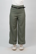 BELTED WIDE LEG PANTS