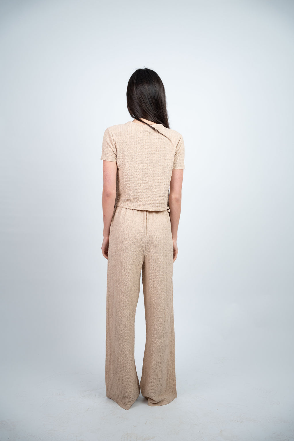 SIDE TIE TEXTURED SET