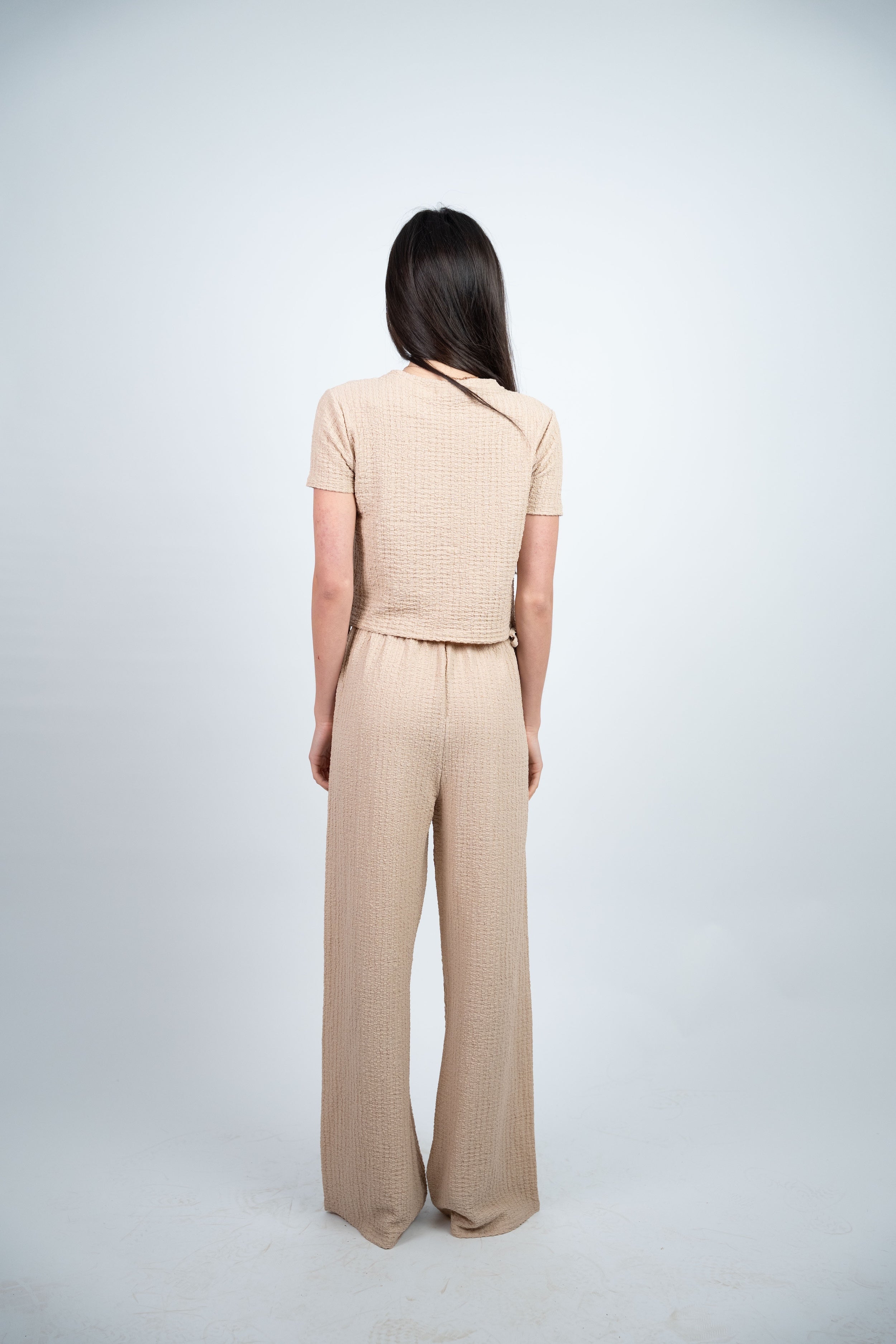 SIDE TIE TEXTURED SET