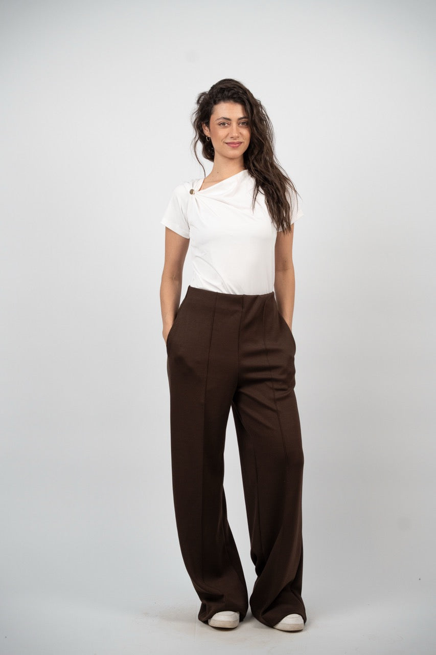 HIGH WAIST STRAIGHT LEG PANTS