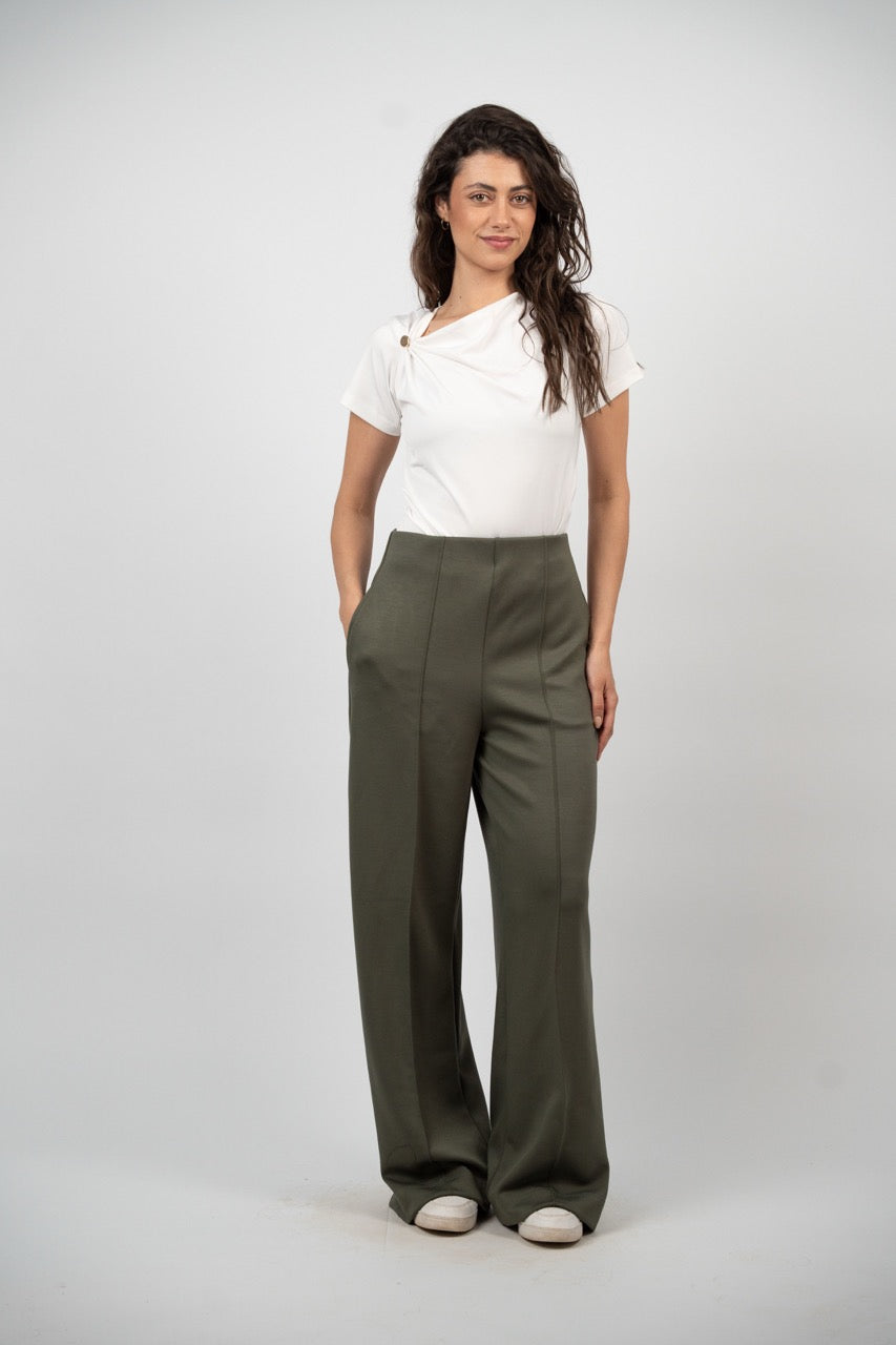 HIGH WAIST STRAIGHT LEG PANTS