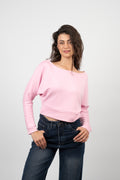 BOAT NECK BASIC SWEATSHIRT