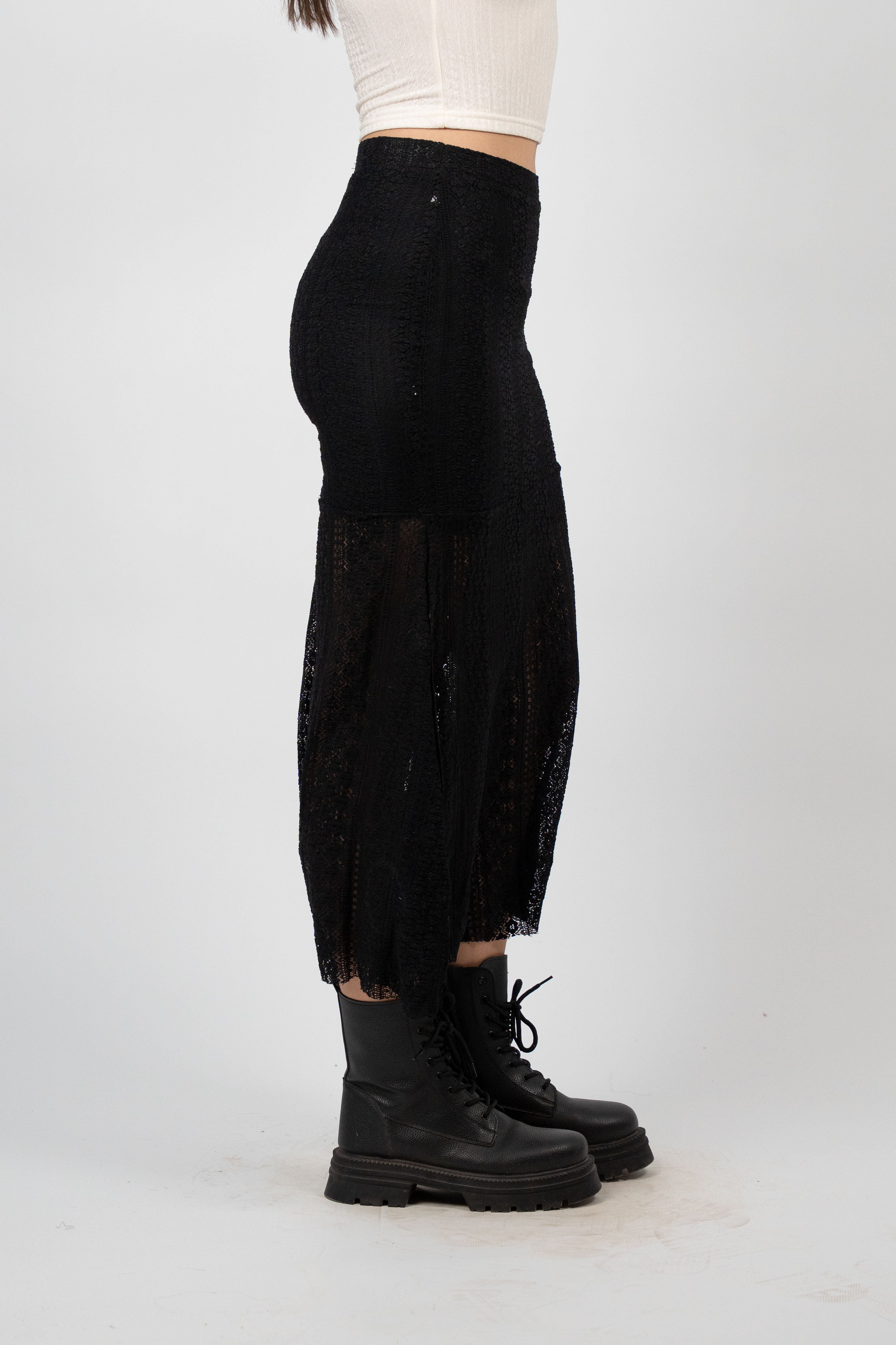 LACE MIDI SKIRT