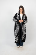 PAISLEY LONG KNIT CARDIGAN