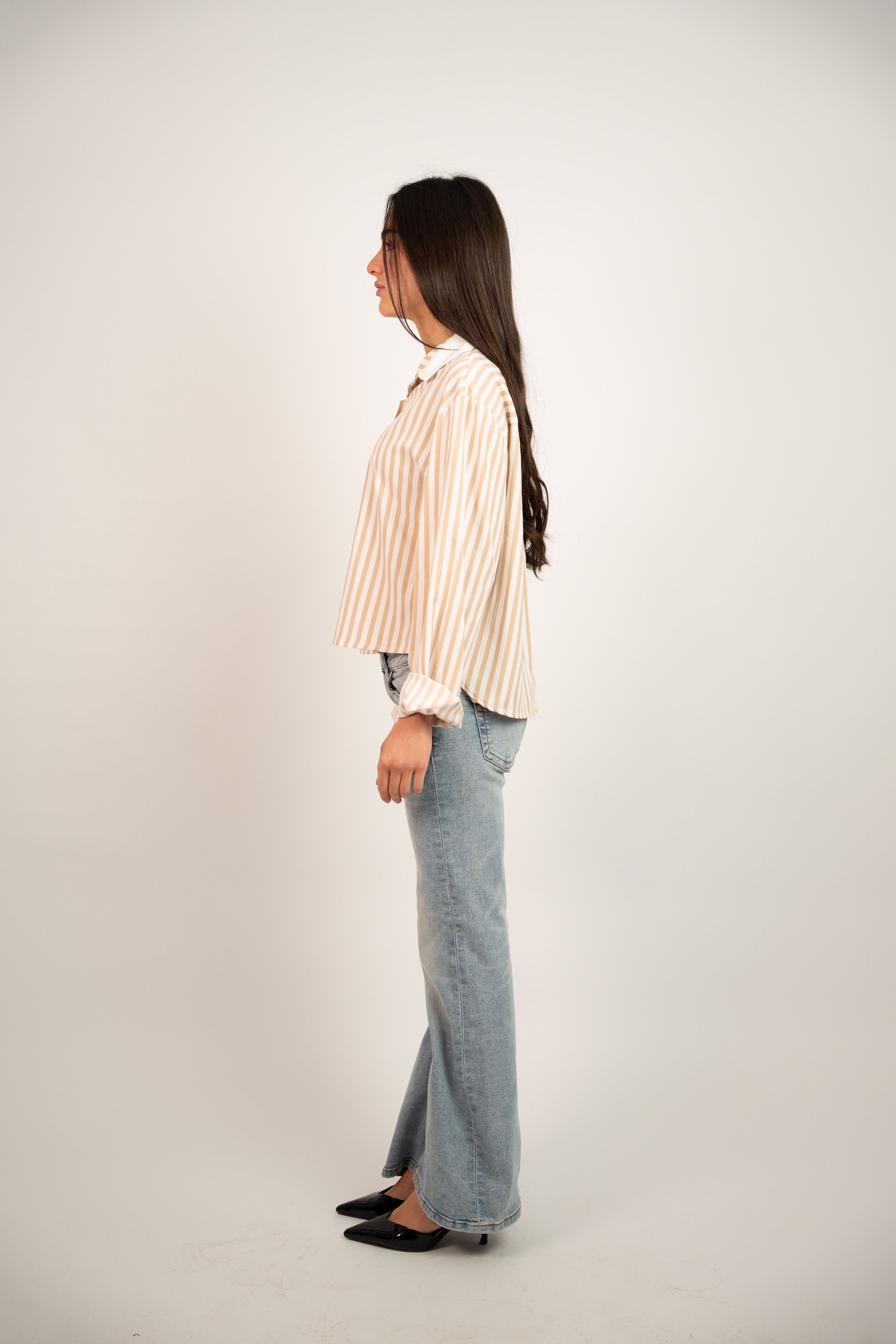 STRIPED POCKET BLOUSE