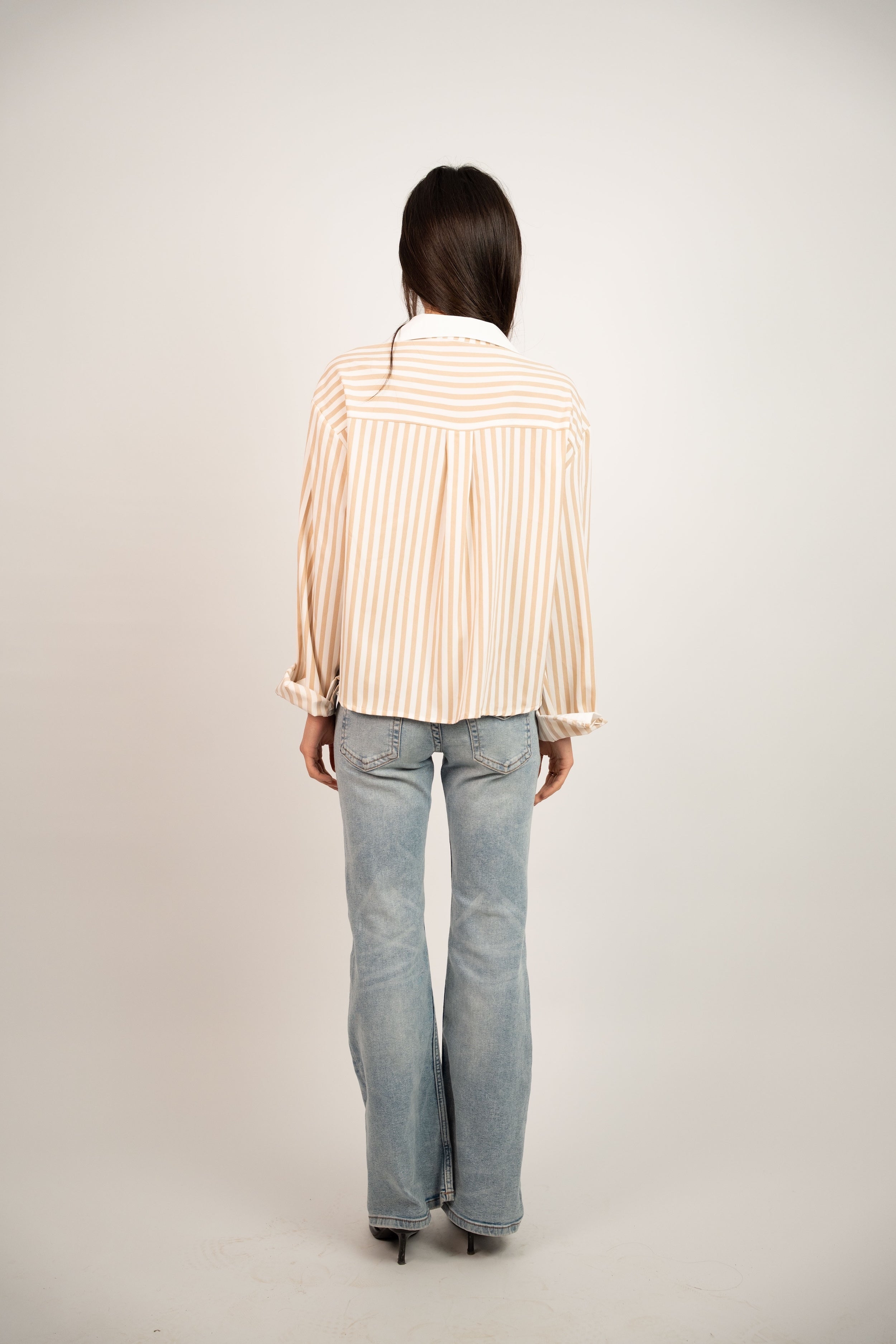 STRIPED POCKET BLOUSE