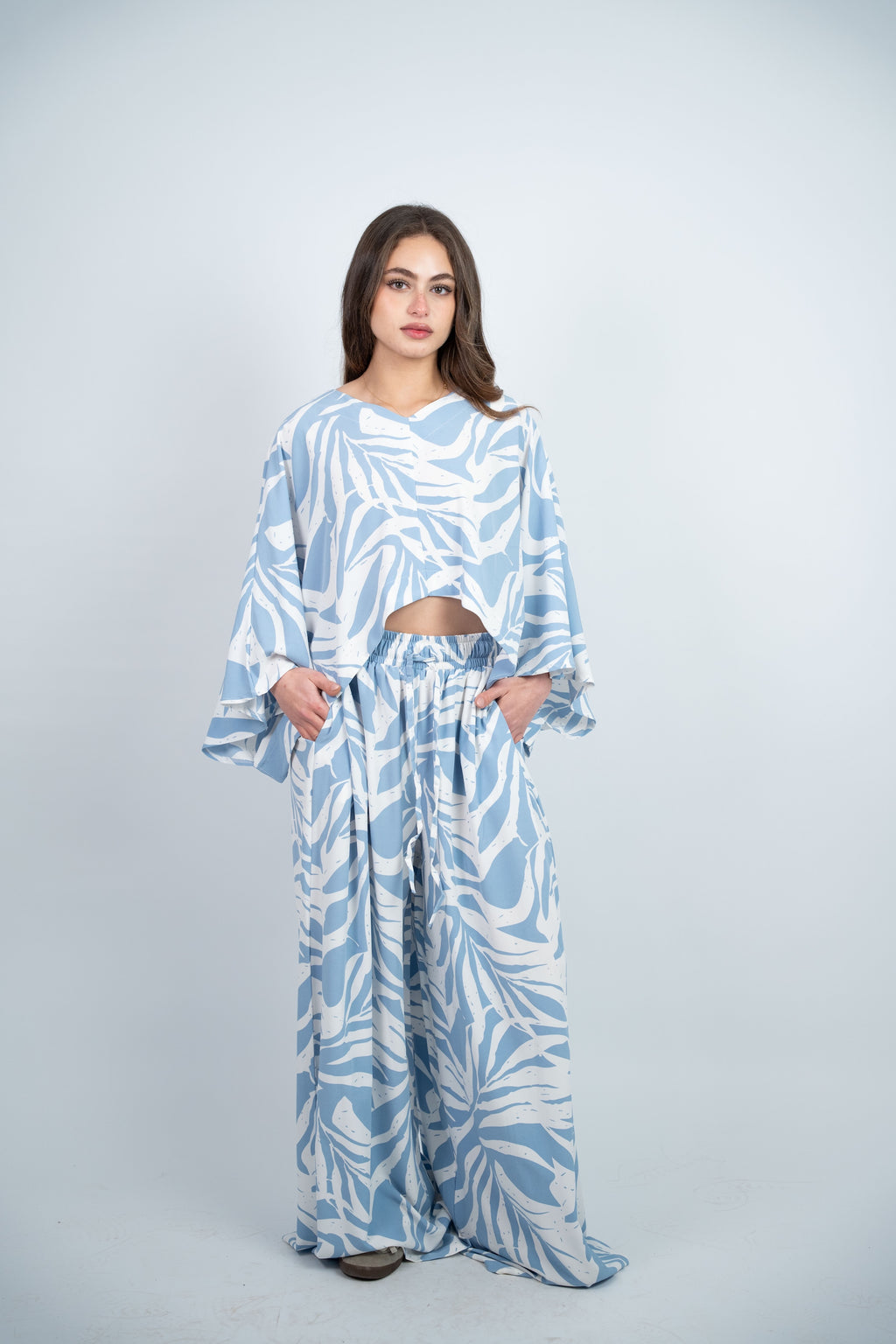 ABSTRACT PRINT FLOWY SET