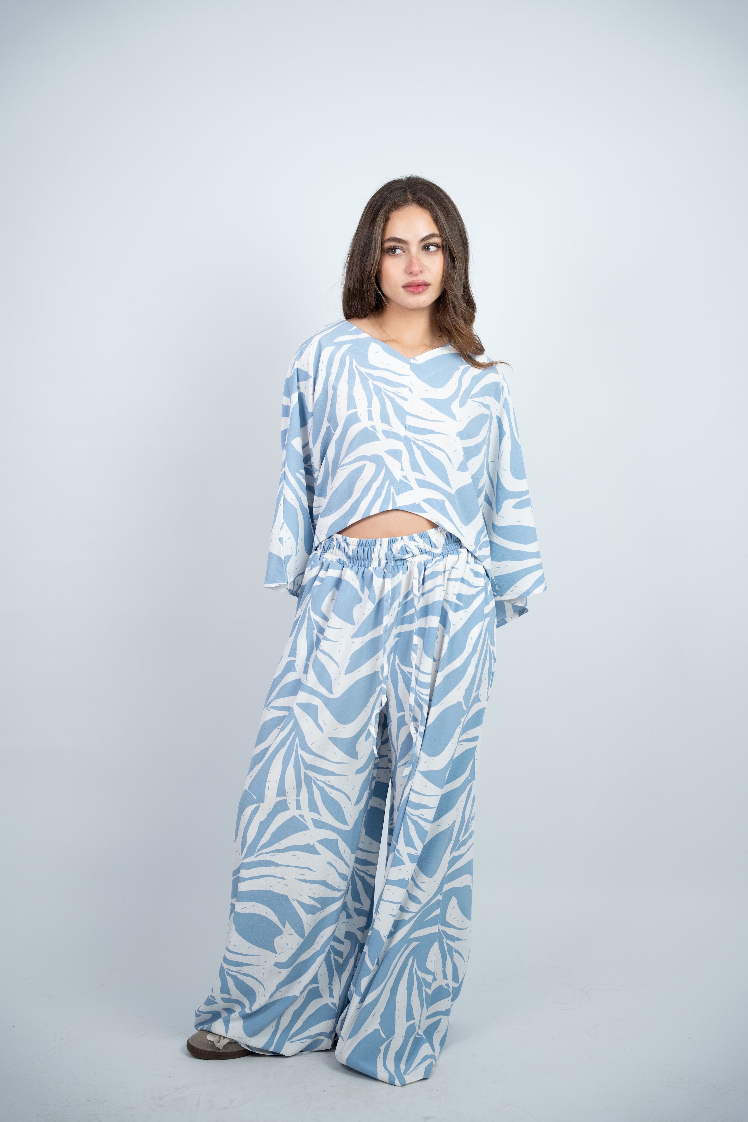 ABSTRACT PRINT FLOWY SET