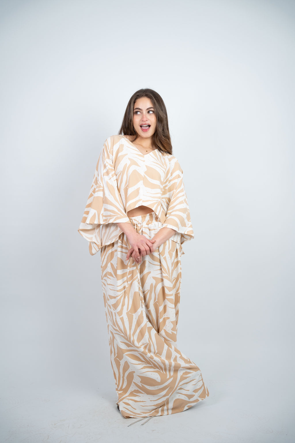 ABSTRACT PRINT FLOWY SET