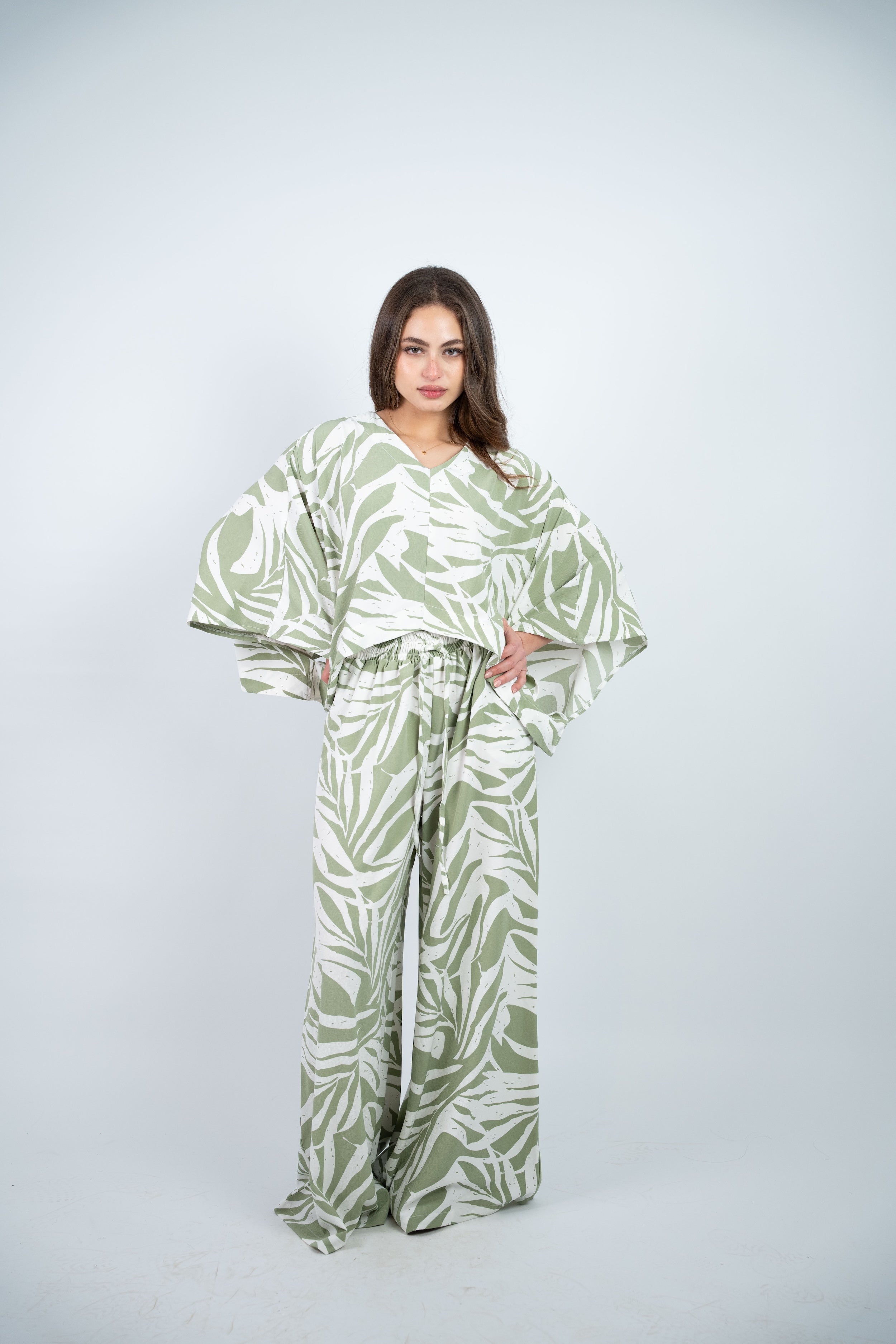 ABSTRACT PRINT FLOWY SET
