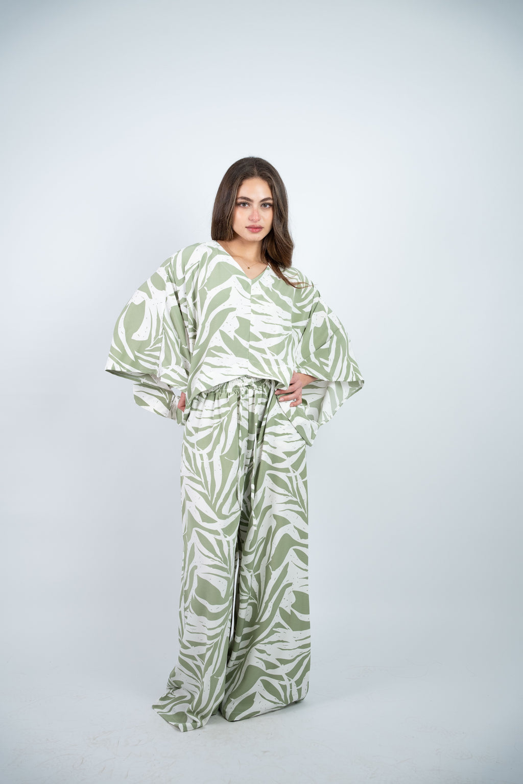 ABSTRACT PRINT FLOWY SET