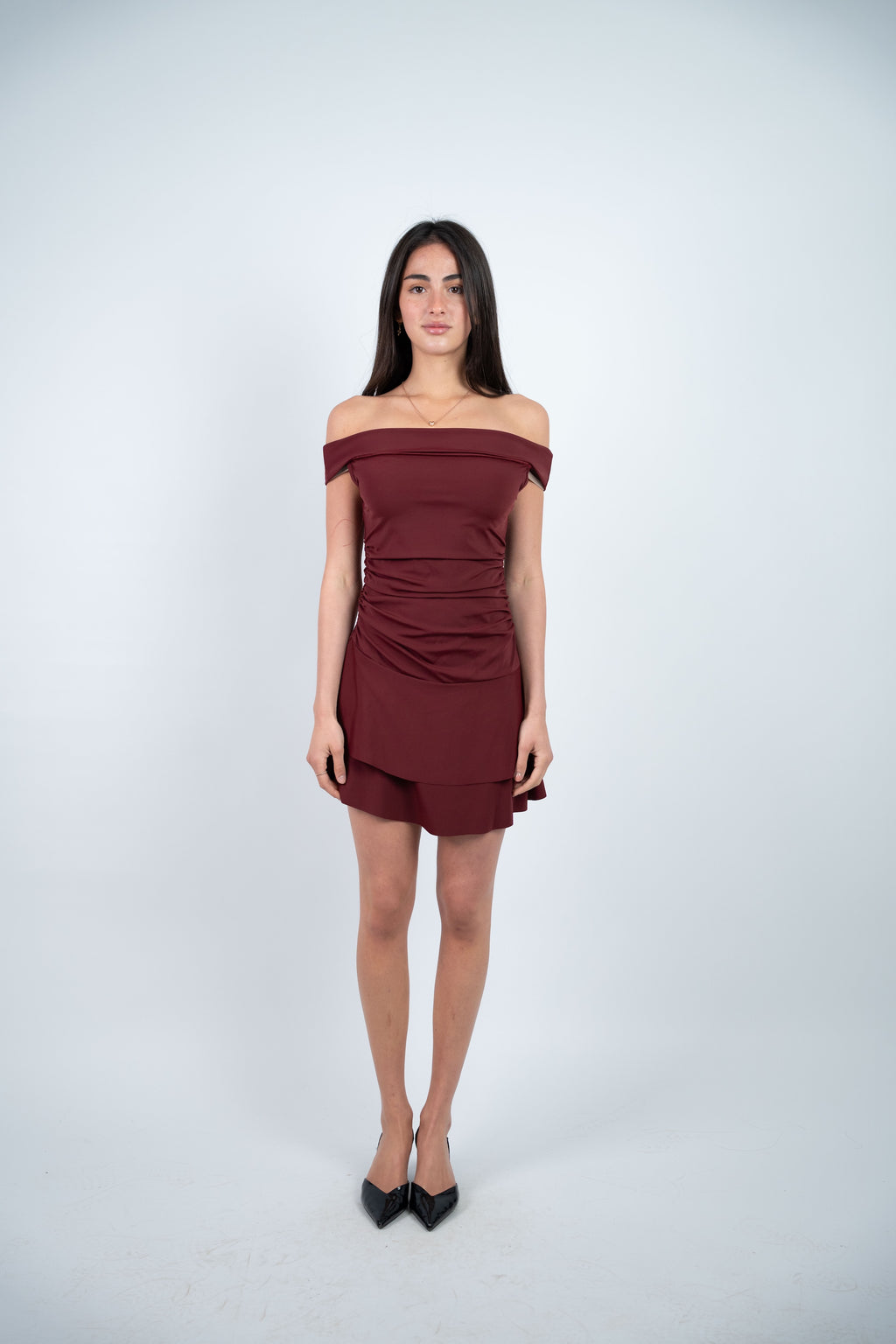OFF SHOULDER MINI DRESS