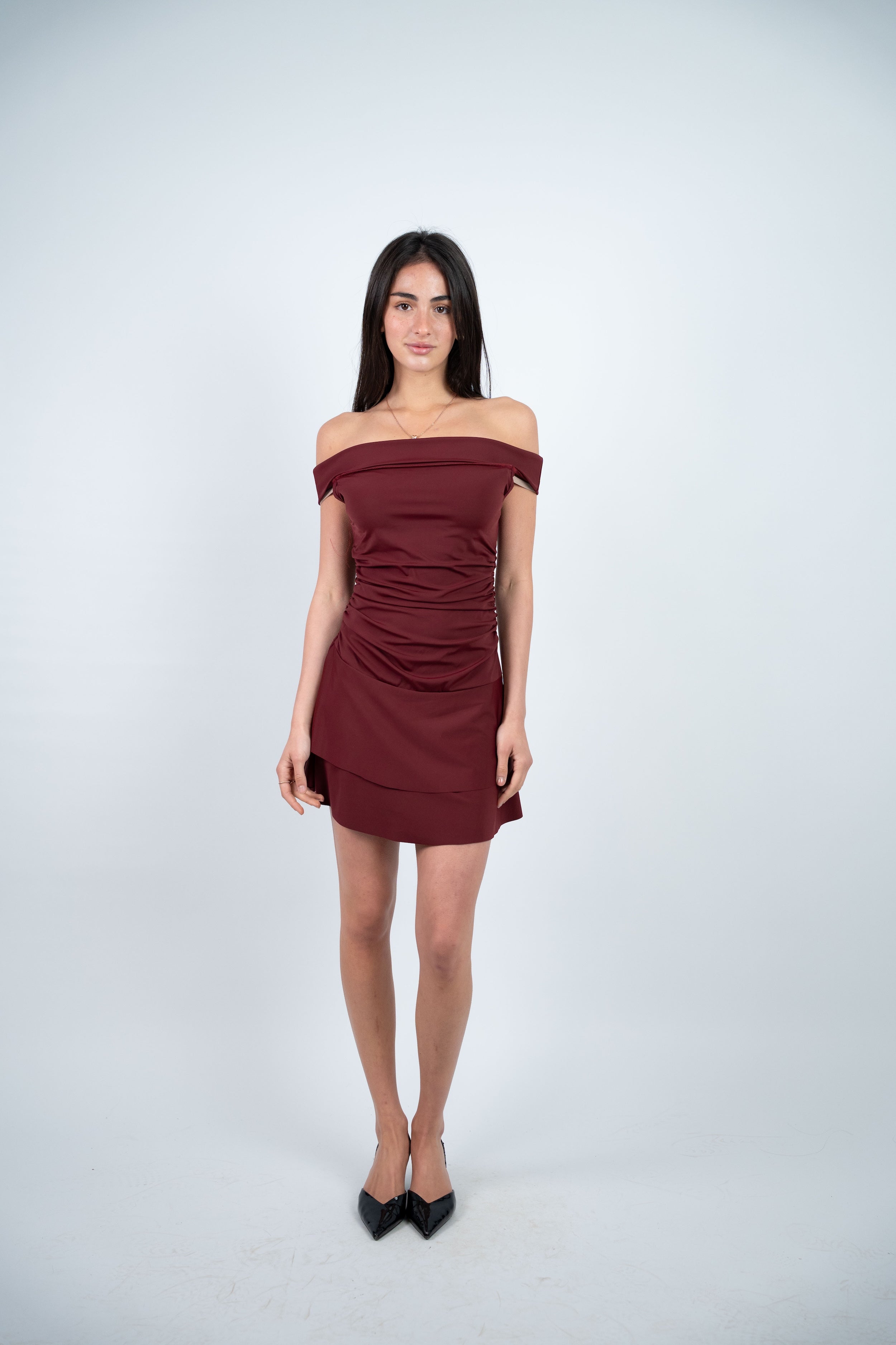 OFF SHOULDER MINI DRESS