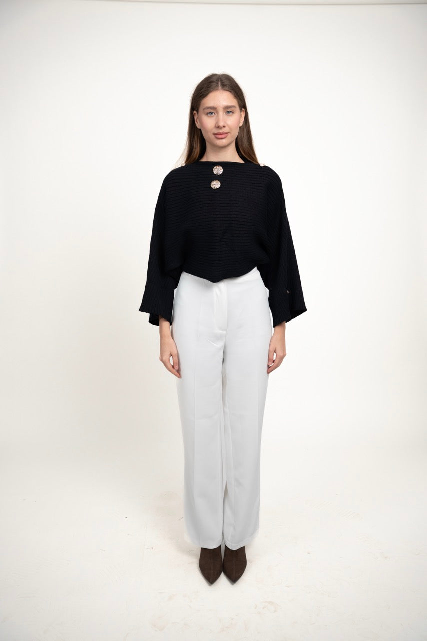 BUTTON DETAIL BLOUSE