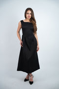 SLEEVELESS MIDI DRESS