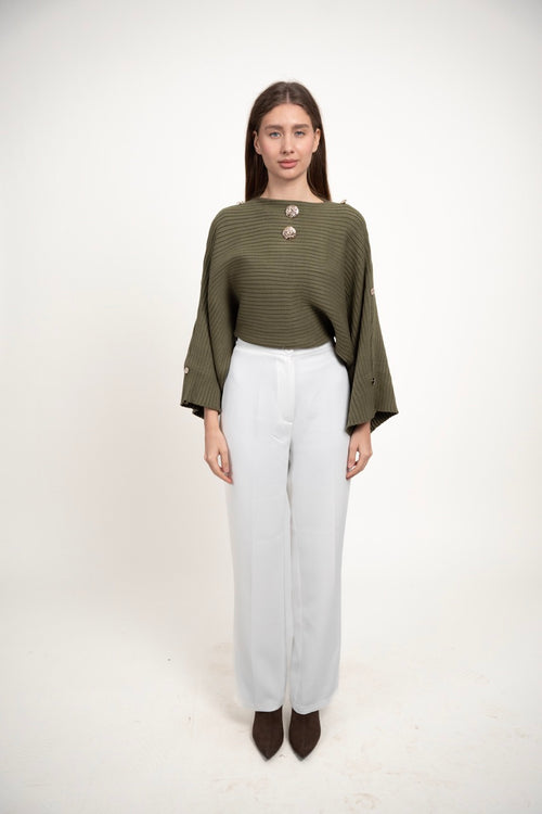 BUTTON DETAIL BLOUSE