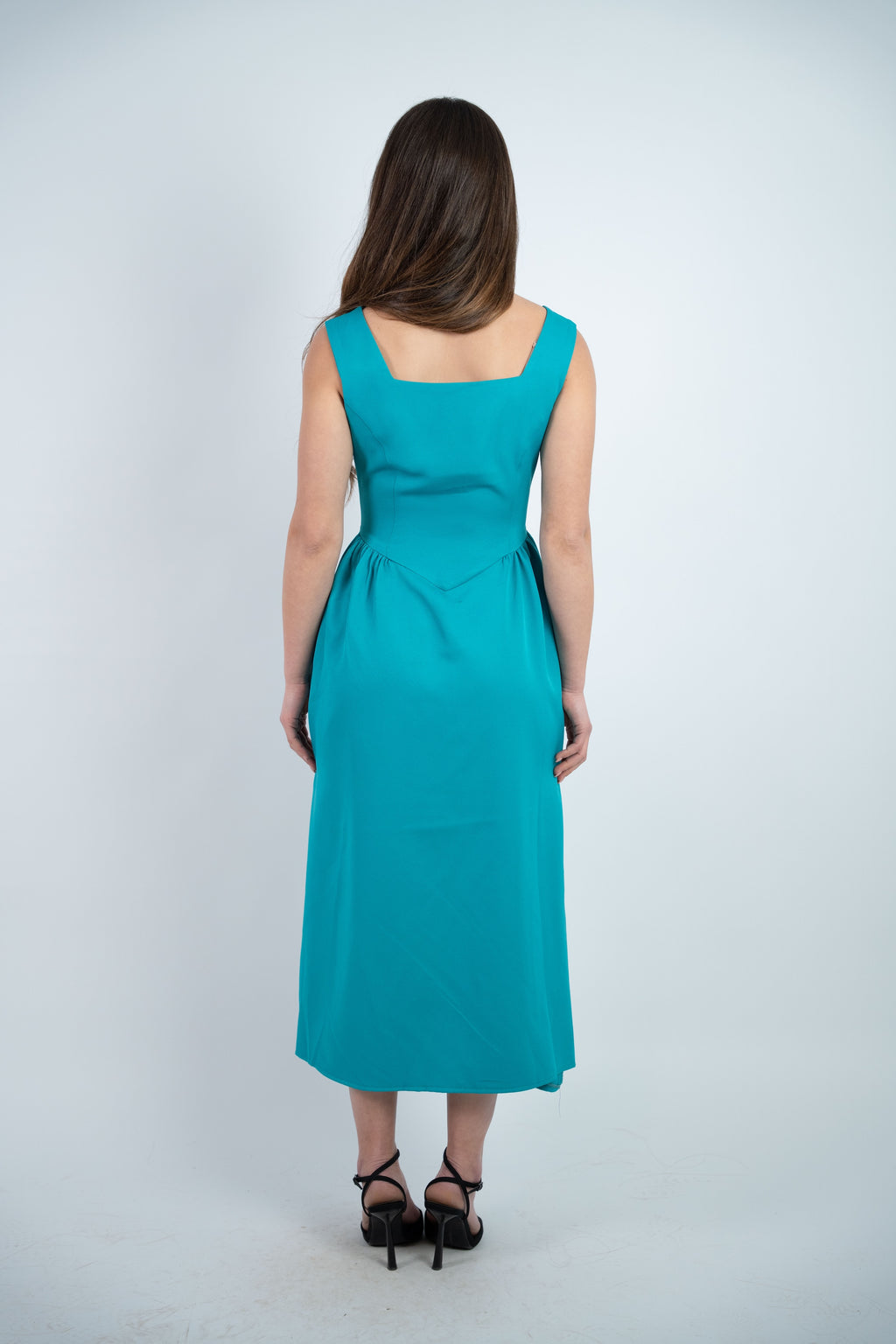 SLEEVELESS MIDI DRESS