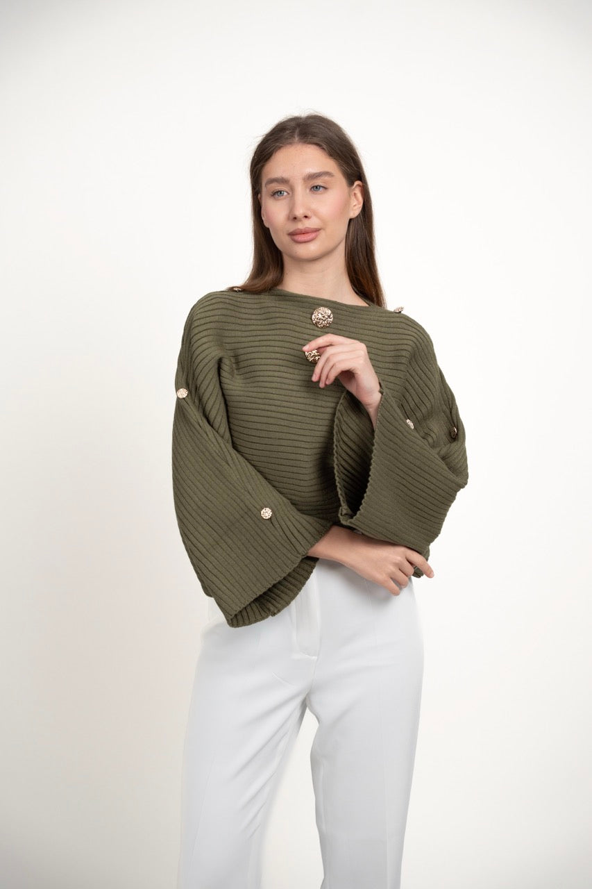 BUTTON DETAIL BLOUSE