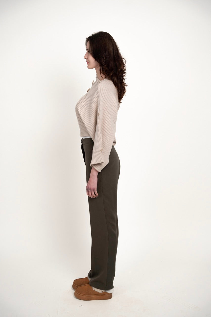 BUTTON DETAIL BLOUSE