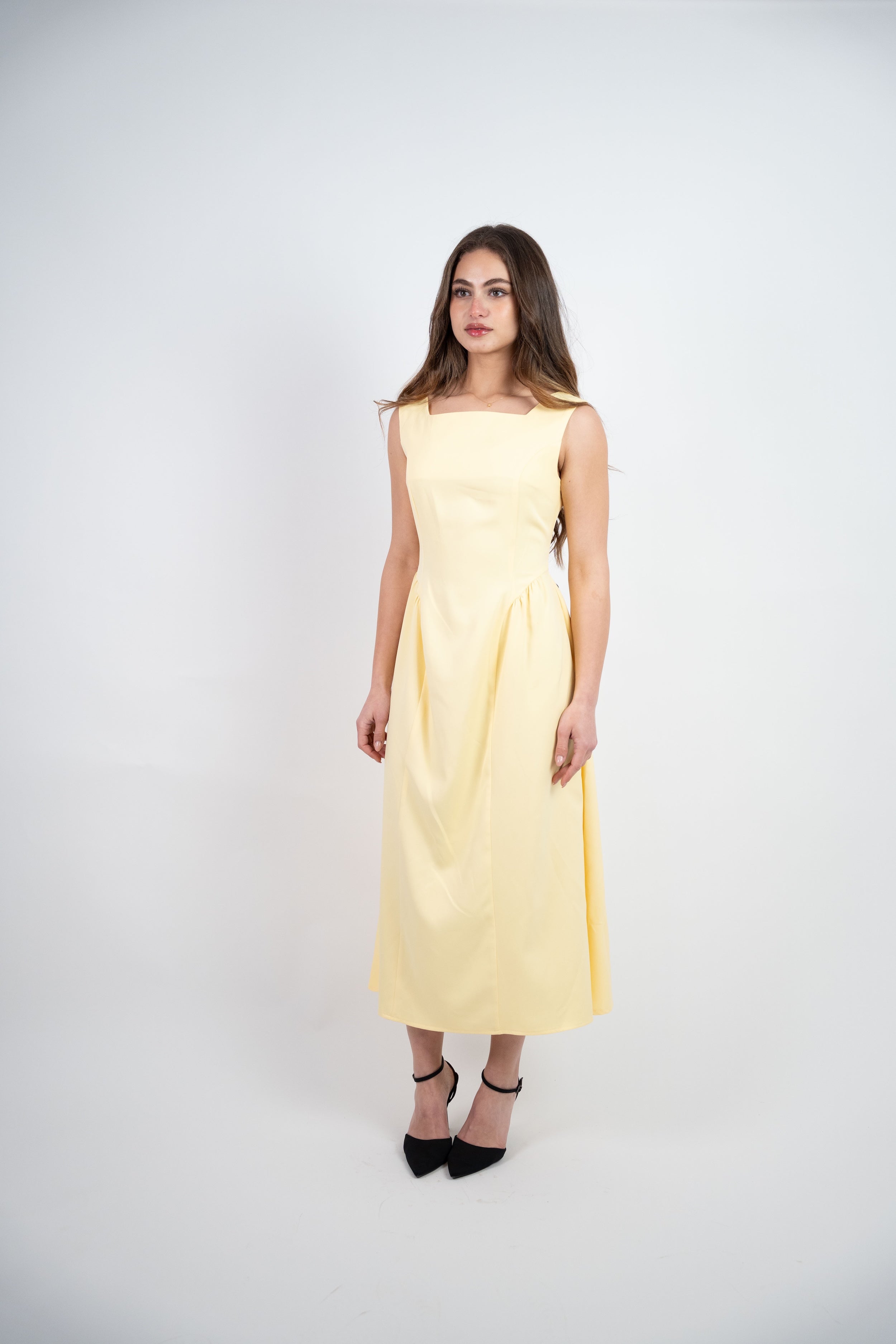 SLEEVELESS MIDI DRESS