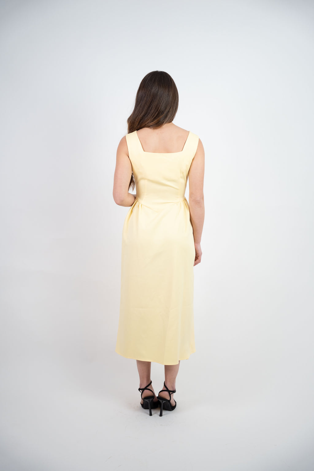 SLEEVELESS MIDI DRESS