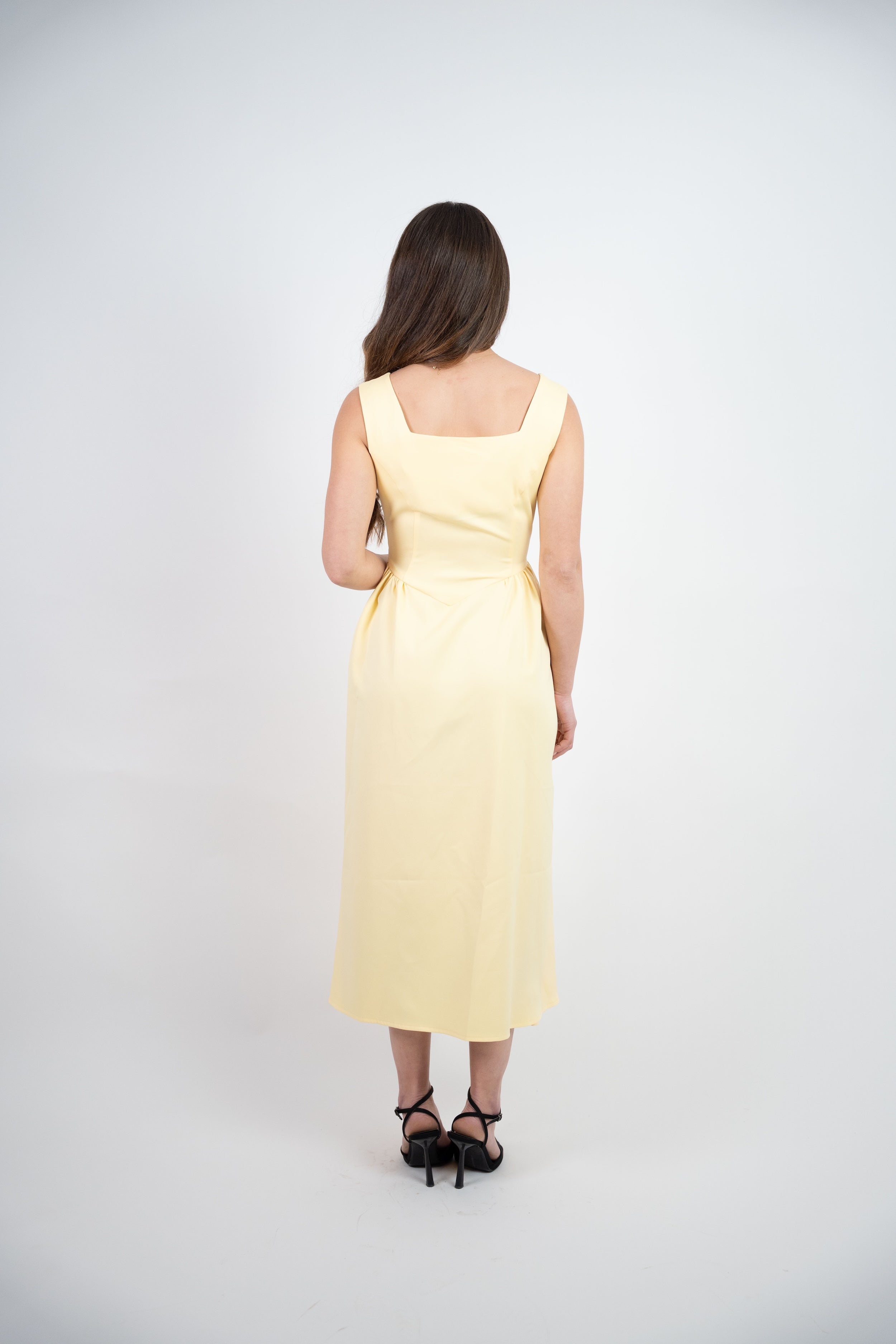 SLEEVELESS MIDI DRESS