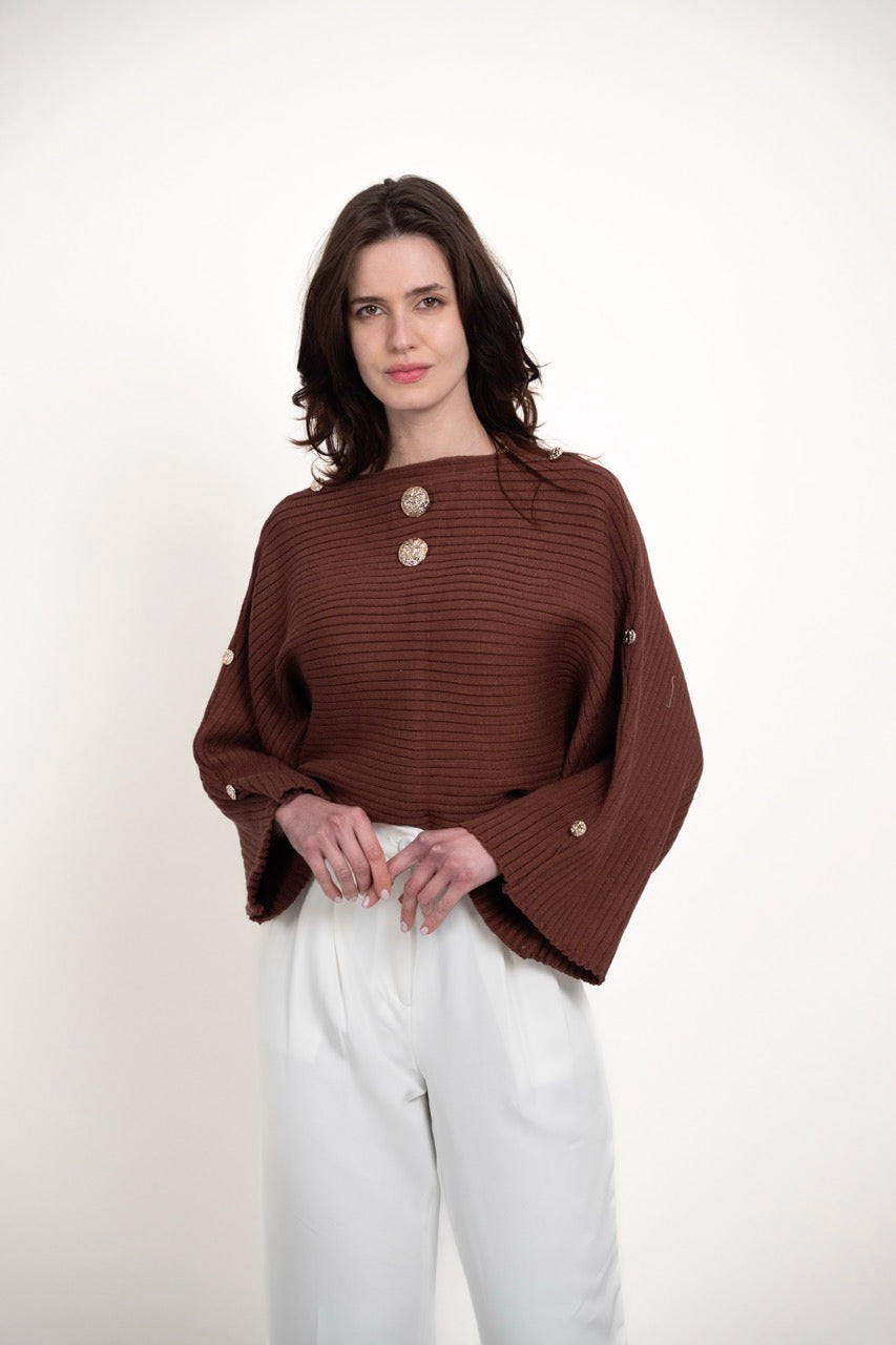 BUTTON DETAIL BLOUSE