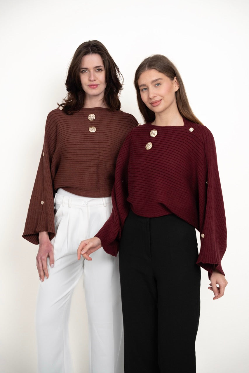 BUTTON DETAIL BLOUSE