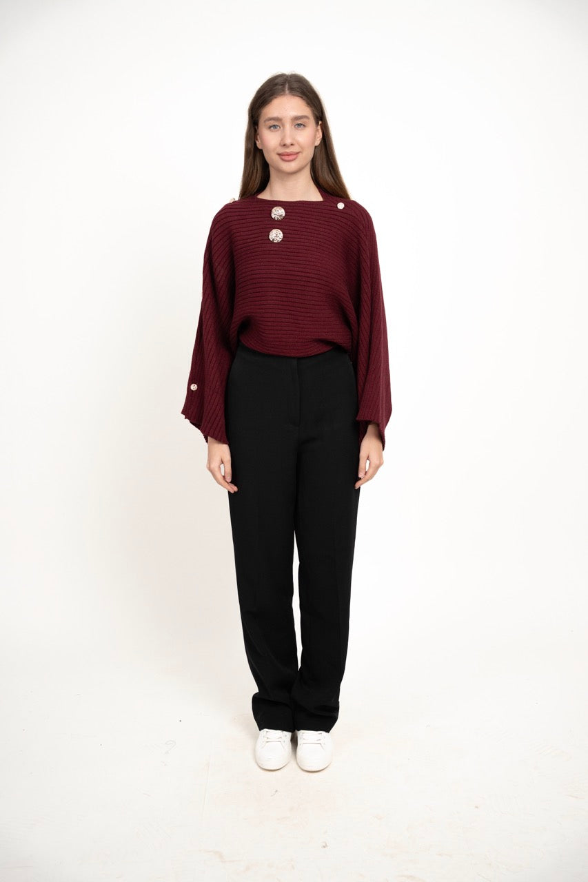 BUTTON DETAIL BLOUSE