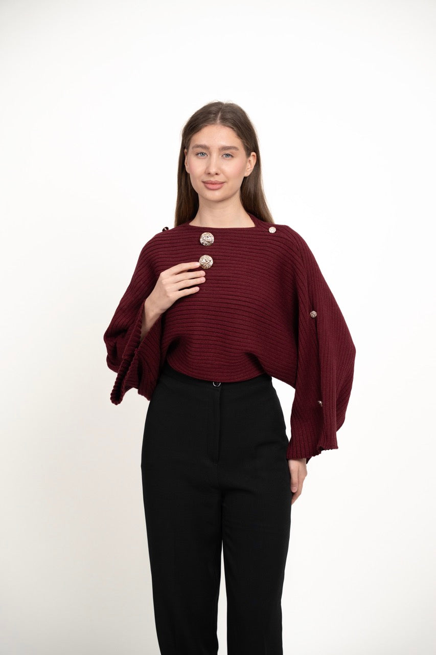 BUTTON DETAIL BLOUSE