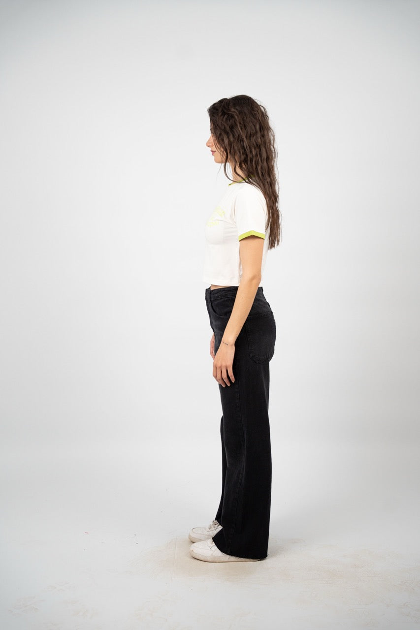 SUNSHINE RINGER CROP TEE