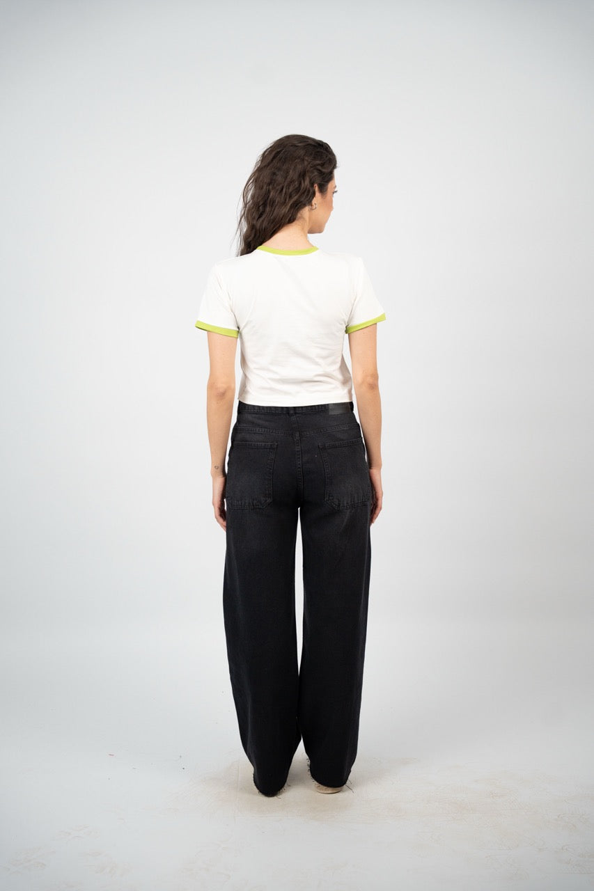 SUNSHINE RINGER CROP TEE