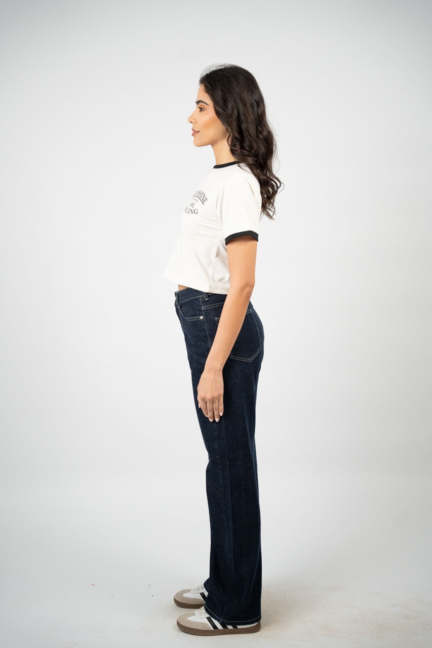 SUNSHINE RINGER CROP TEE