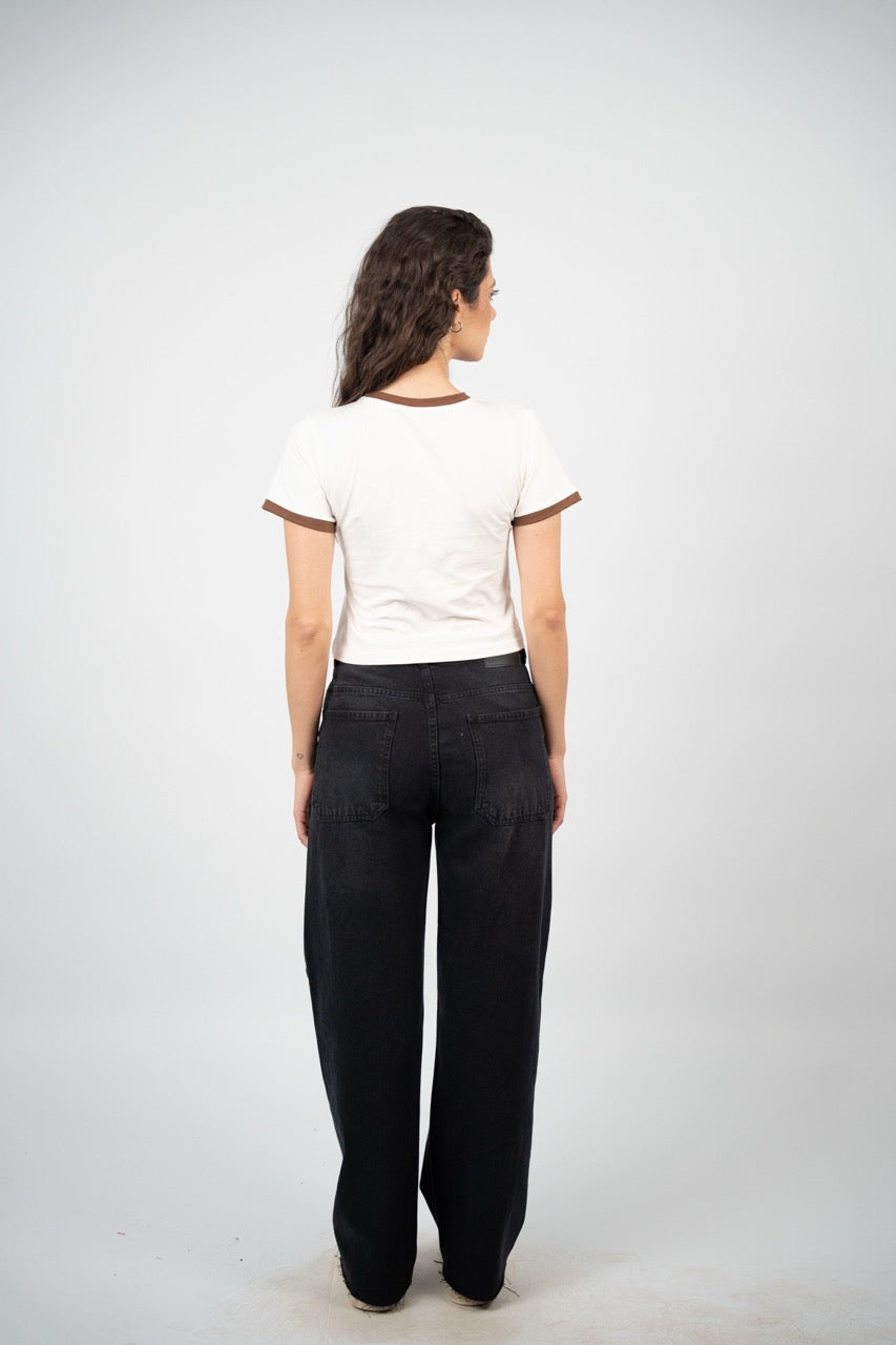 SUNSHINE RINGER CROP TEE