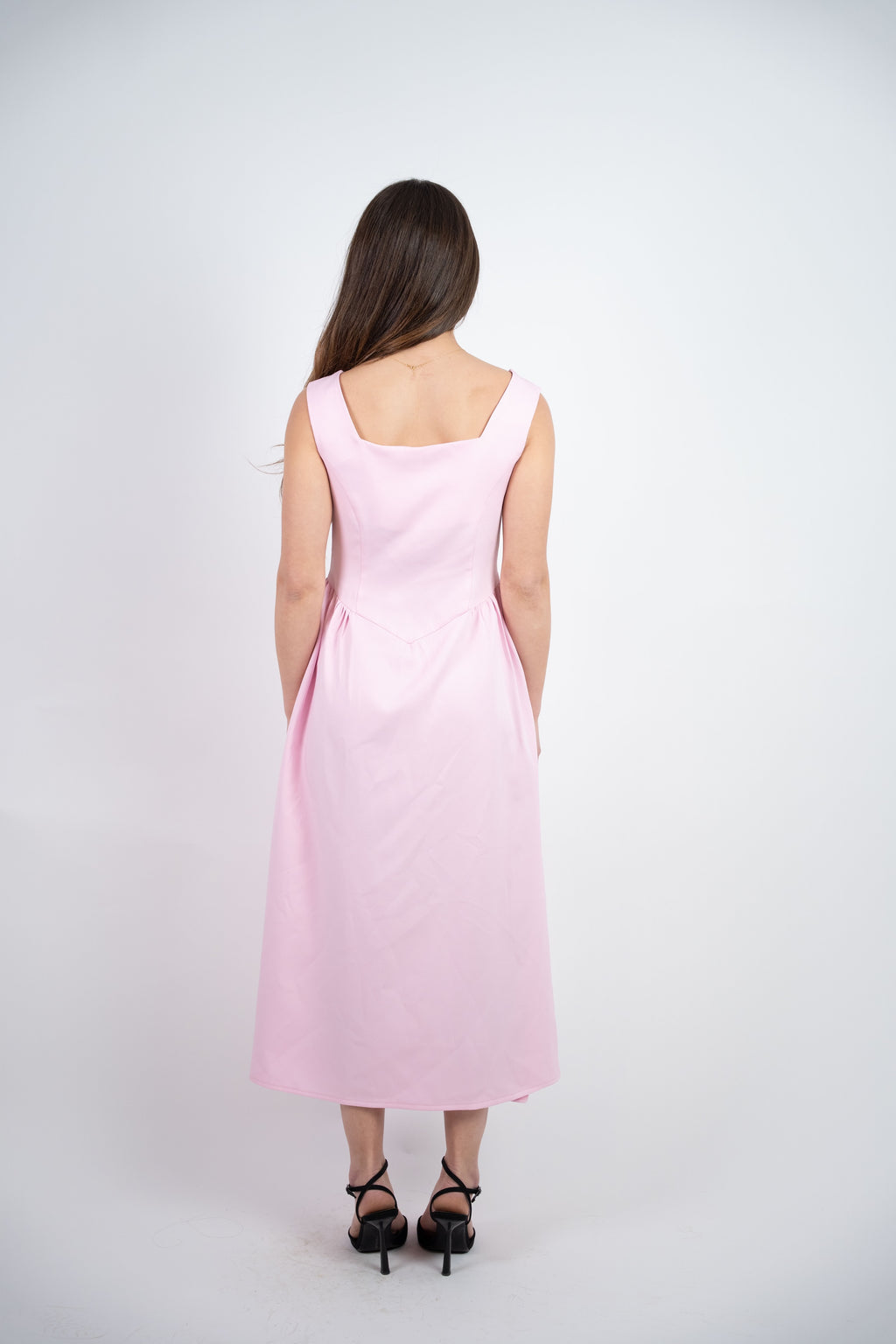 SLEEVELESS MIDI DRESS
